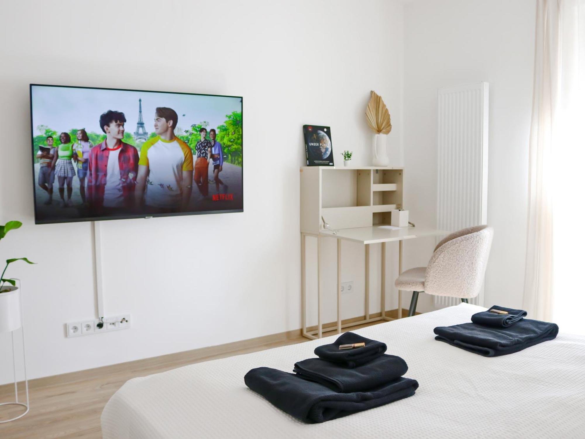 Lightplace • Design • Boxspring • Balkon • 2 Smart Tv •Innenstadt Braunschweig Buitenkant foto